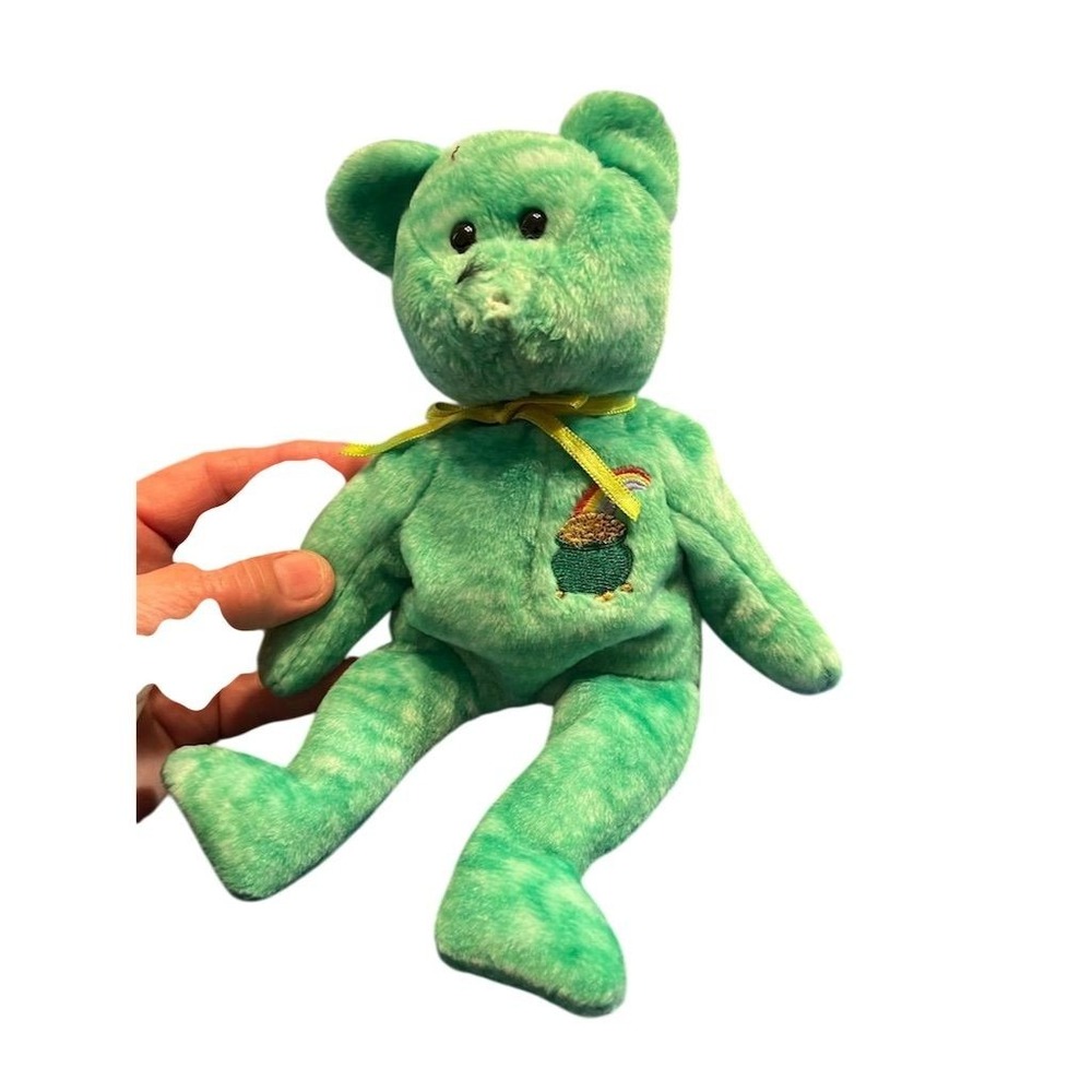 Ty Beanie Baby Killarney Irish Bear St. Patrick's Day Collectible 8"